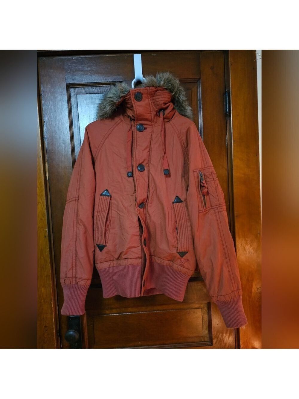 American Eagle Vintage Parka Burnt Orange